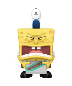 Spongebob Squarepants 25th Anniversary Pop! Vinile Figura Sb W/pizza 9 Cm Funko