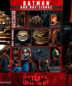 The Batman Movie Masterpiece Action Figura 1/6 Batman Con Bat-signal 31 Cm Hot Toys