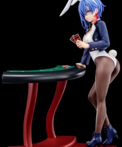The Demon Sword Master Of Excalibur Academy Statua 1/6 Sakuya Sieglinde Wearing Lapis Lazuli Blue Bunny Costume Con Nip Slip