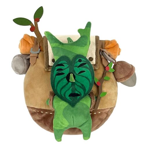The Legend Of Zelda: Tears Of The Kingdom Peluche Figura Zp04 Korok Con Zaino Brown 17 Cm Sanei