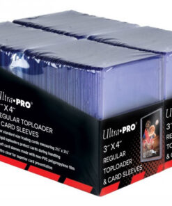 ULTRA PRO SET TOPLOADER + BUSTINE MORBIDE 200PZ CARD PROTECTOR - CARTE DA GIOCO/COLLEZIONE