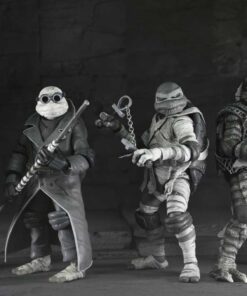 Um X Tartarughe Ninja Turtles Black & White 4pack Af Action Figura Neca
