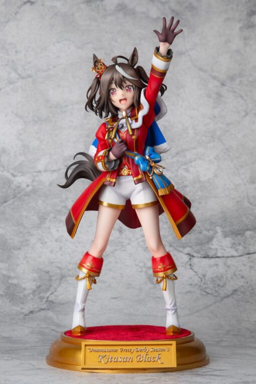 Uma Musume Pretty Dirby Pvc Statua 1/7 Kitasan Black Fluttering Fulfillment Ver. 28 Cm Cygames