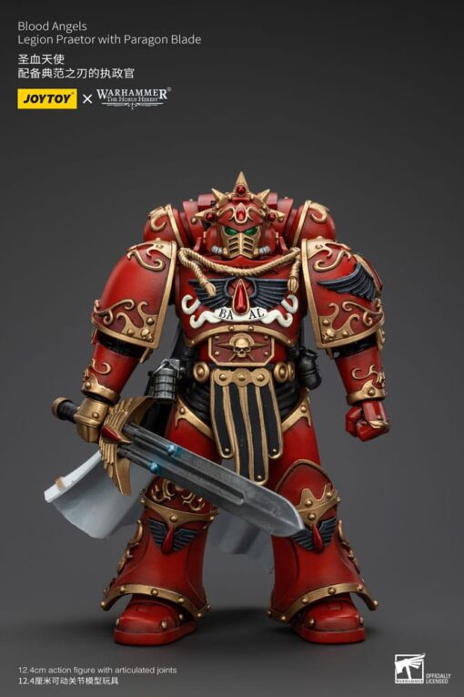Warhammer The Horus Heresy Action Figura 1/18 Blood Angels Legion Praetor Con Paragon Blade 13 Cm Joy Toy (cn)