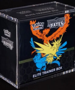 ACRYLIC BOX PROTEZIONE POKEMON SET ALLENATORE FUORICLASSE CUSTODIE/PROTEZIONE - CARTE DA GIOCO/COLLEZIONE