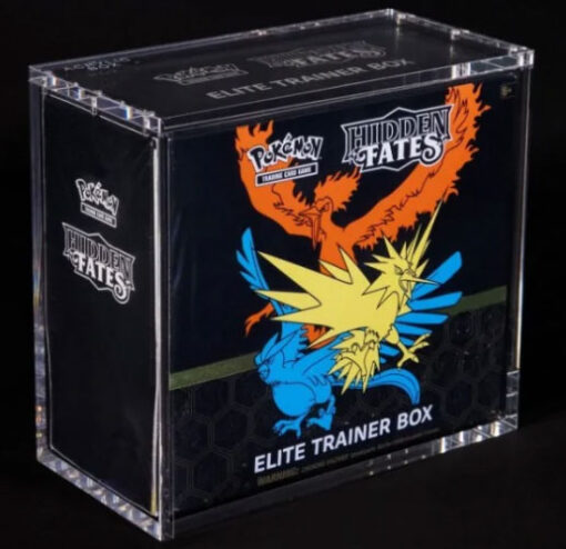 ACRYLIC BOX PROTEZIONE POKEMON SET ALLENATORE FUORICLASSE CUSTODIE/PROTEZIONE - CARTE DA GIOCO/COLLEZIONE
