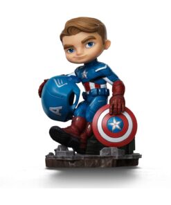 Avengers Infinity Saga Mini Co. Pvc Figura Captain America 14 Cm Iron Studios