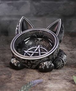 Black Cat Magic Trinket Ciotola Accessori Nemesis Now