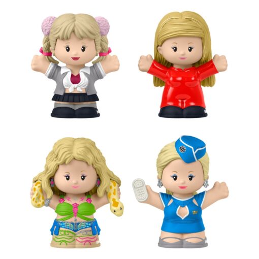 Britney Spears Fisher-price Little People Da Collezionemini Figures 4-pack 7 Cm Mattel