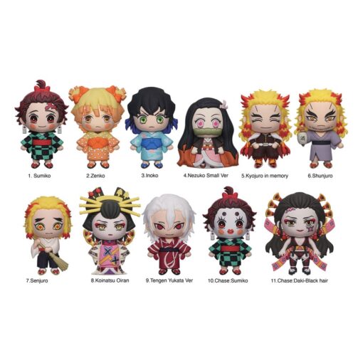 Demon Slayer: Kimetsu No Yaiba 3d Pvc Bag Clips Series 5  Con Figure Int.