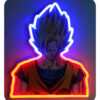 Dragon Ball Z Vegeta Neon Mural Lampada Teknofun