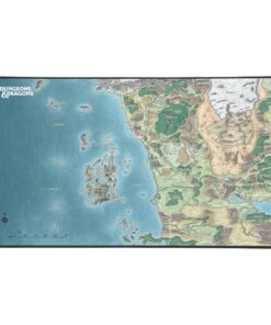 Dungeons & Dragons Xl Tappetino Per Mouse Faerun Map Konix