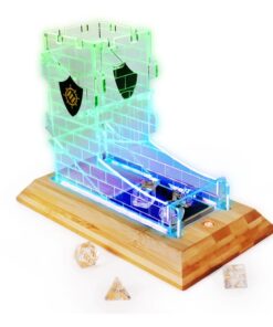 Enhance Tabletop Series Led Dice Tower Con Dice Set Clear Enhance