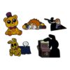 Five Nights At Freddy's Enamel Pins Set Into The Pit 3 Cm (6) Youtooz