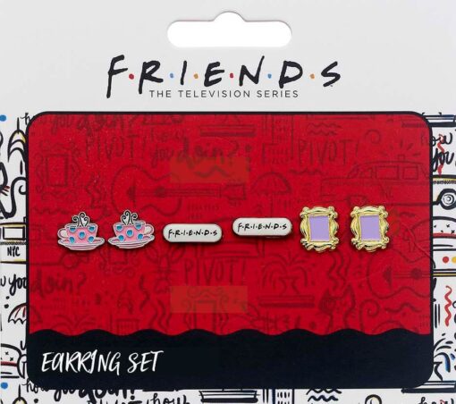 Friends Dangle Orecchini 3 Pack (silver Plated) Carat Shop