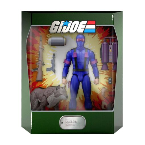 G.i. Joe Ultimates Action Figura Snake Eyes (real American Hero) 18 Cm Super7 (Spedito in 24 ore) - immagine 5