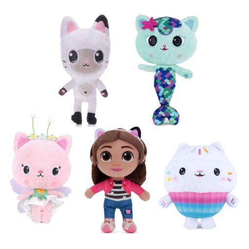 Gabby's Dollhouse Peluche Figures Assortment Characters 18 Cm  Play By Play