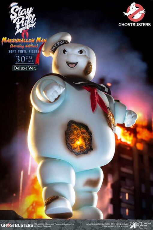 Ghostbusters Marshmallow Man Burn Dlx Af Action Figura Star Ace