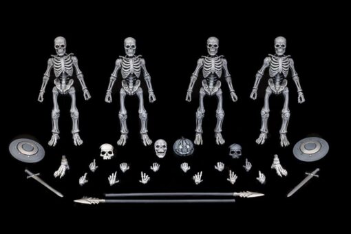 Graveyard Skeletons  Actionfigures 4-Pack Graveyard Skeletons Four Horsemen Toy Design