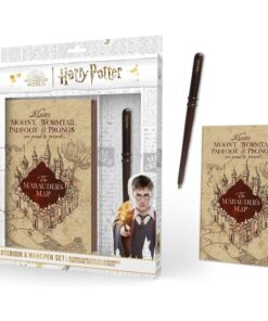 Harry Potter Agenda + Wand Pen Set Pyramid
