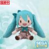 Hatsune Miku Fuwa Petit Peluche Figura Hatsune Miku Going Out Series Zoo Ver. M 22 Cm Sega