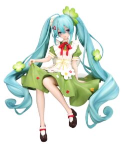 Hatsune Miku Noodle Stopper Pvc Statua Flower Fairy Clover 15 Cm Furyu