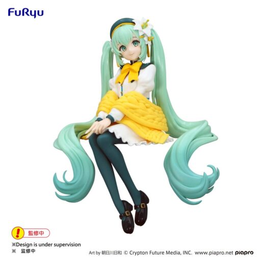 Hatsune Miku Noodle Stopper Pvc Statua Flower Fairy Lily White Ver. 14 Cm Furyu