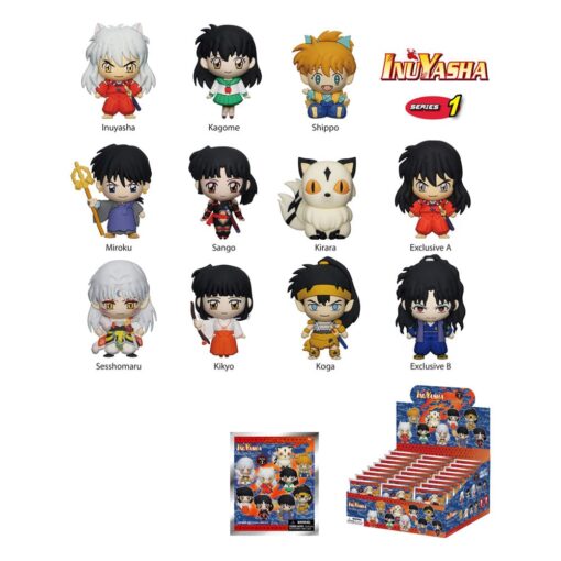 Inuyasha Pvc Bag Clips Series 1  Con Figure Int.