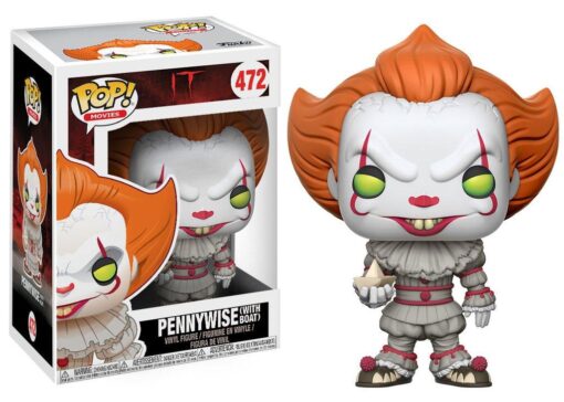 It Pop! Movies Vinile Figura Pennywise (with Boat) 9 Cm Funko