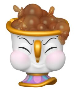La Bella E La Bestia Pop! Disney Vinile Figura Chip 9 Cm Funko Scatola Rovinata