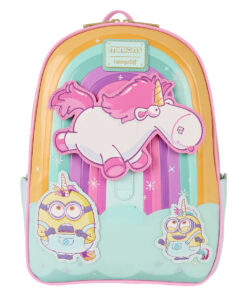 Loungefly Minions Fluffy Unicorn Zaino 30cm Loungefly