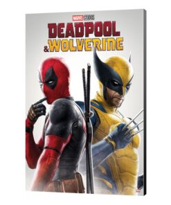 Marvel In Legno Wall Art Deadpool & Wolverine 02 Best Friends 35 X 50 Cm Semic