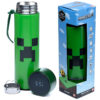 Minecraft Thermos Acciaio Inossidabile Bottiglia Thermometer 450ml Puckator