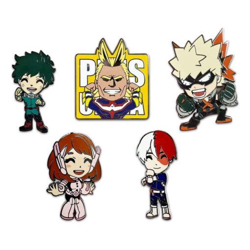 My Hero Academia Enamel Pins Set 5 Cm (6) Youtooz