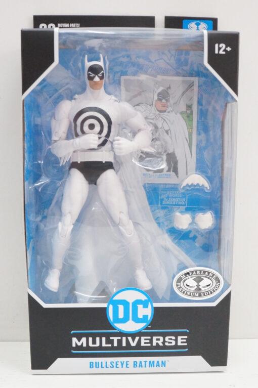 (NA) Batman Bullseye PLATINUM VERSION McFarlane Action Figure cm 18 DC Multiverse