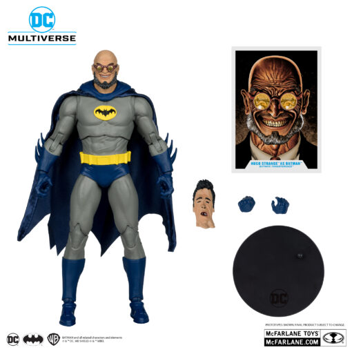 (NA) Batman Hugo Strange PLATINUM VERSION McFarlane Action Figure cm 18 DC Multiverse - immagine 3