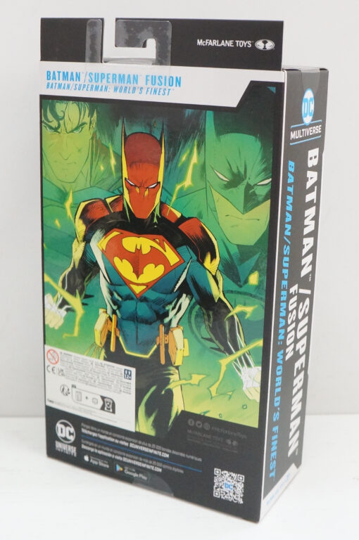 (NA) Batman-Superman Fusion PLATINUM VERSION (Batman-Superman World's Finest) McFarlane Action Figure cm 18 DC Multiverse - immagine 2