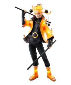 Naruto Shippuden G.e.m. Series Pvc Statua Naruto Uzumaki Six Paths Sage Mode 15th Anniversary Ver. 22 Cm Megahouse