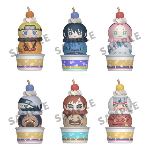 Naruto Shippuden Tsumichen Stack Up & Change Trading Figura 6-pack 8 Cm (with Regalo) Megahouse