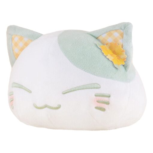 Nemuneko Cat Peluche Figura Rape Flower Pattern Ear Decoration Green Color Ver. 30 Cm Furyu