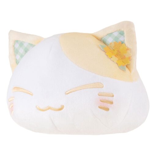Nemuneko Cat Peluche Figura Rape Flower Pattern Ear Decoration Yellow Color Ver. 30 Cm Furyu