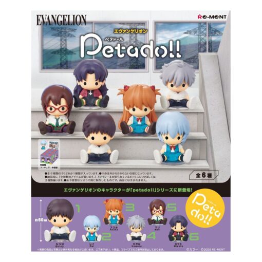 Neon Genesis Evangelion Petadoll Mini Figures  Re-Ment