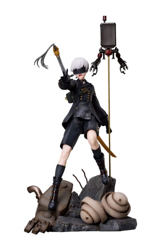 Nier:automata 1/7 Statua Pvc 9s Deluxe Version 23 Cm Aniplex