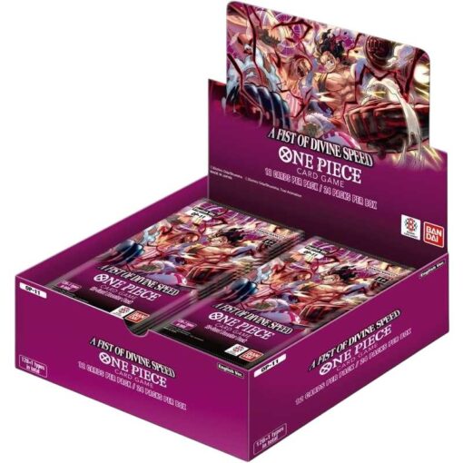 One Piece Card Game Fist of Divine Speed OP11 Booster Box 24 Buste (ENG) Bandai