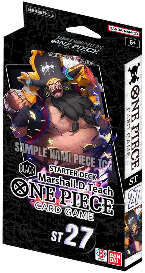 One Piece Card Game Marshall D. Teach Starter Deck ST-27 (ENG) Bandai