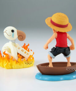 One Piece Luffy & Going Merry Log Stories Figura 8cm Banpresto