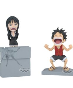 One Piece Luffy & Nico Robin World Collectable Figura 10cm Banpresto