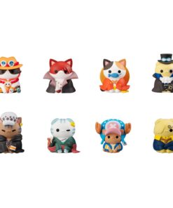 One Piece Mega Cat Project Trading Figura 3 Cm Nyanpiecenyan! I'm Gonna Be King Of Paw-rates Vol. 1  Megahouse