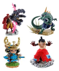 One Piece Petitrama Pvc Mini Statua Logbox Re Birth Wanokuni Vol. 2 Set 9 Cm Megahouse