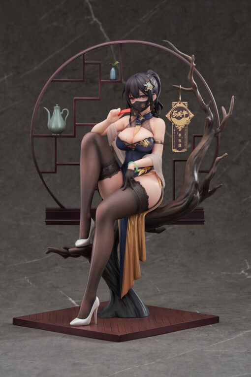 Original Character Pvc Statua 1/7 Xiami China Dress Genboku Ver. 26 Cm Apex